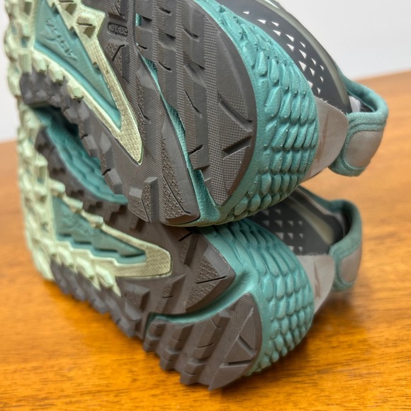 Altra Timp 4 Trail Running Shoes Womens Gray Teal Lace Up Sneakers Size 6 - Picture 7 of 14